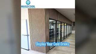 کولر نمایشی سوپرمارکت برای آبجو و نوشیدنی